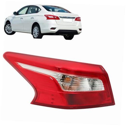 Car Rear Outer Tail Lights Assembly Replacement for Sentra 2016 Left Side
