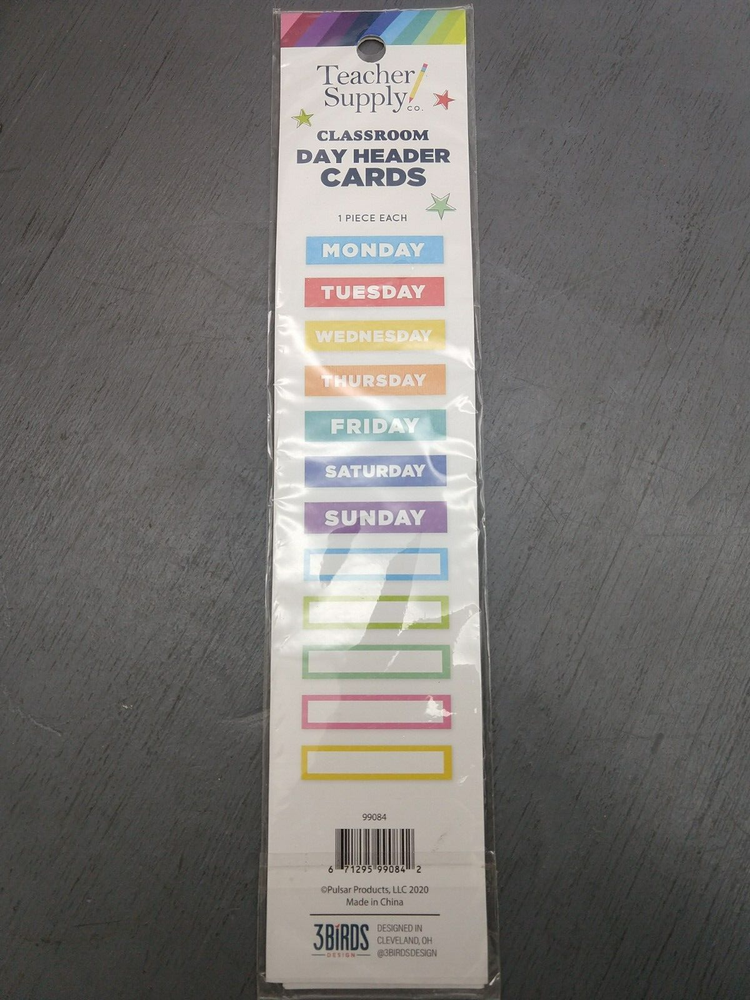 Teacher Supply Co. 9 Pc. Classroom Combo Set - E5C