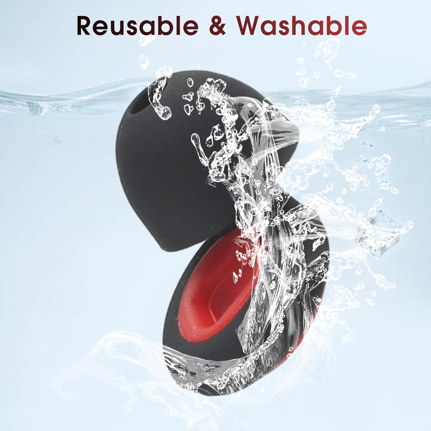 2 Pairs Motorcycle Earplugs 28db Noise Reduction, Moto Ear Plugs, Silicone Earpl