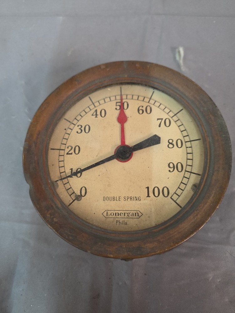 Antique LONERGAN Double Spring Gauge
