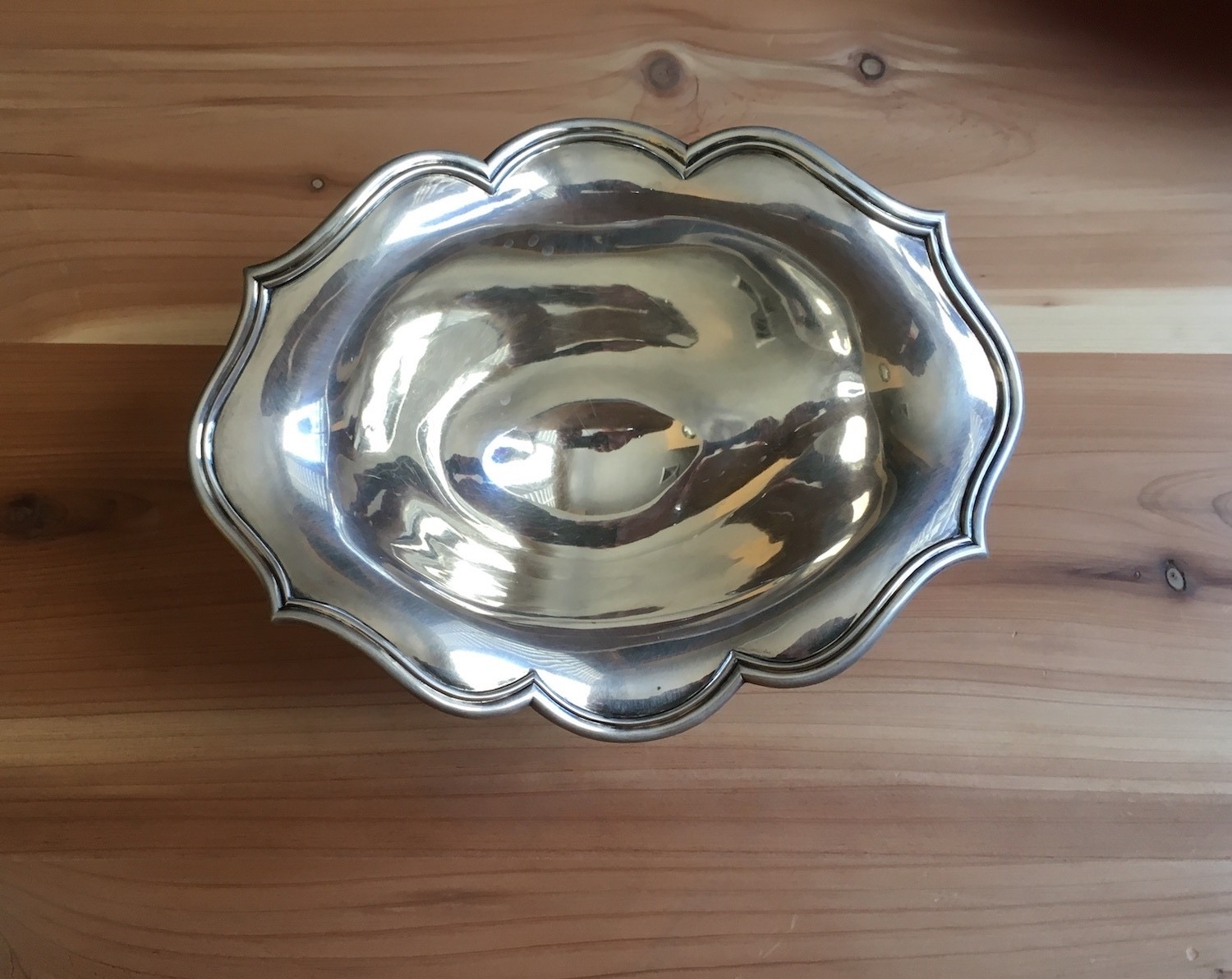 Antique / Vintage "Claw Footed" Sterling Silver Bowl Nut Dish, ASW=5.18 OUNCES