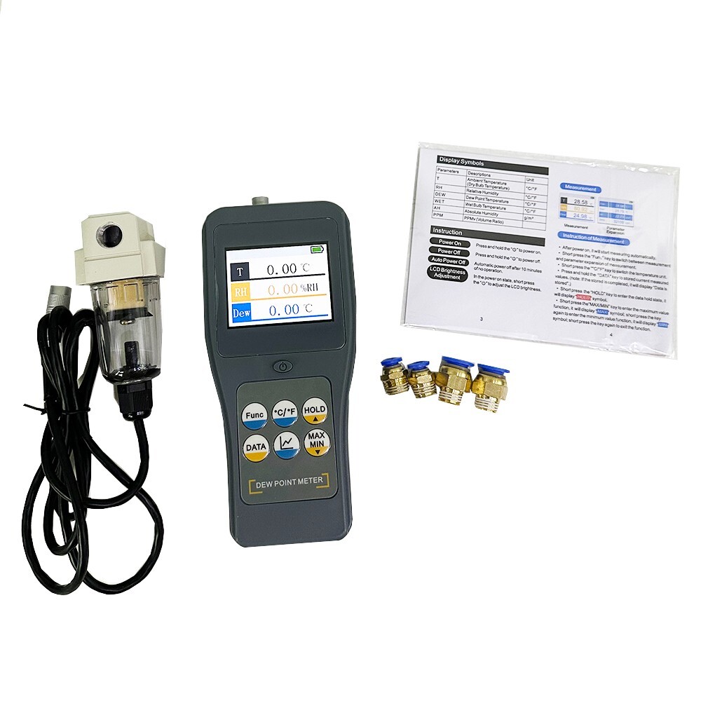 Split Type Dew Point Meter with Dew Point Temperature Range -30~60°C (-22~140°F)