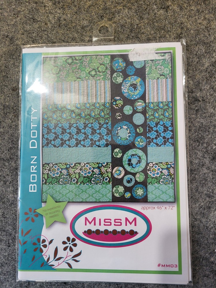 New Born Dotty Quilt Pattern by Miss M #MM03