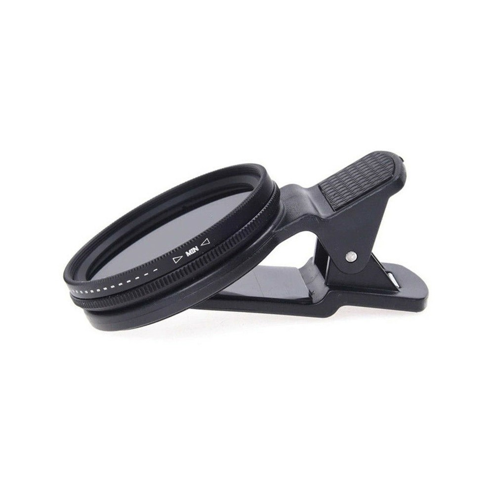 37mm Cellphone Camera Lens Variable ND filter Neutral Density ND2-ND400 Clip-On