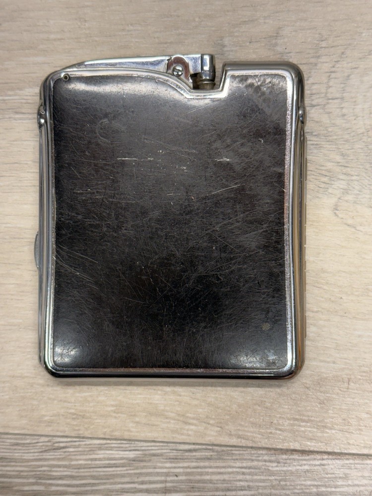 Vintage Ronson Ten a Case Cigarette Case Lighter