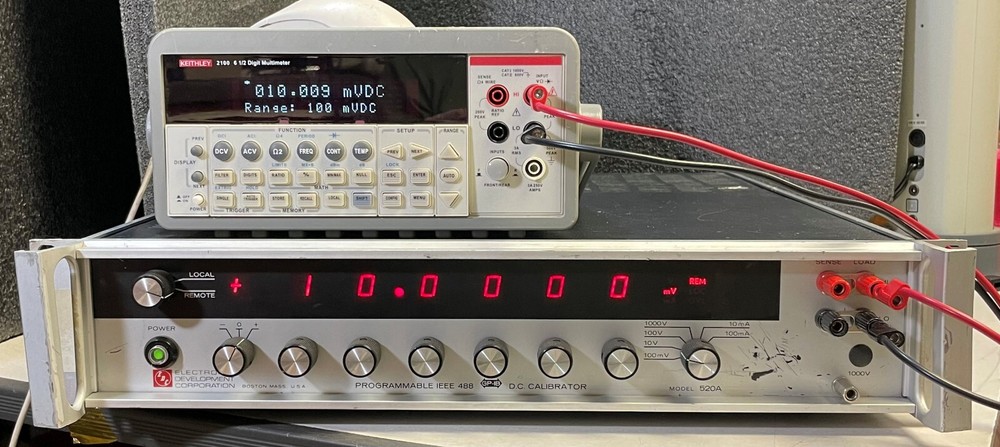 Electronic Development Corporation EDC 520A Programmable DC Calibrator w/GPIB
