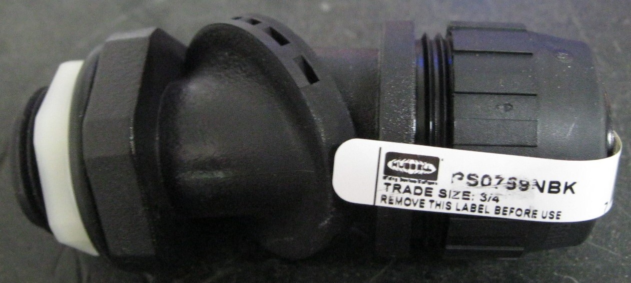 Hubbell PS0759NBK  Insulated Connector 3/4"