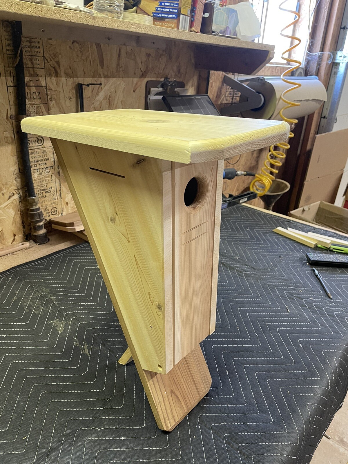 4-pack Peterson style Bluebird nest box (100% cedar).