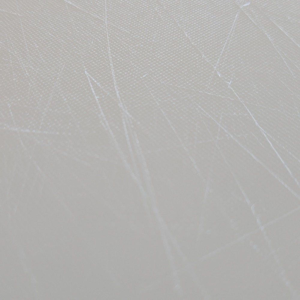 White Plastic Rectangular Cutting Board Set of 2 with Handles