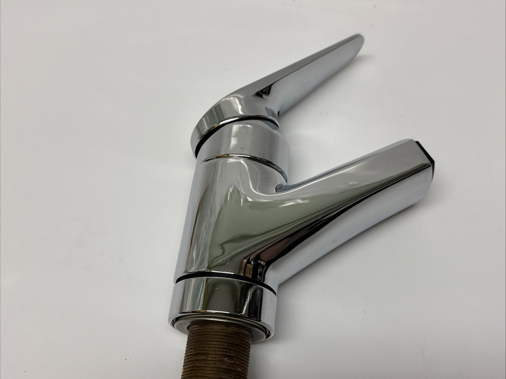 KWC Domo Chrome & White Single Kitchen Faucet, Core Unit Only (no Pull-out)