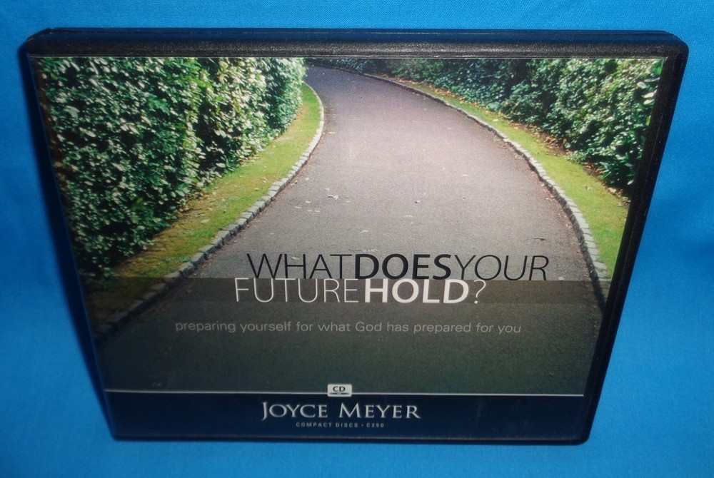 JOYCE MEYER WHAT DOES YOUR FUTURE HOLD? 4 CD AUDIO SET USED