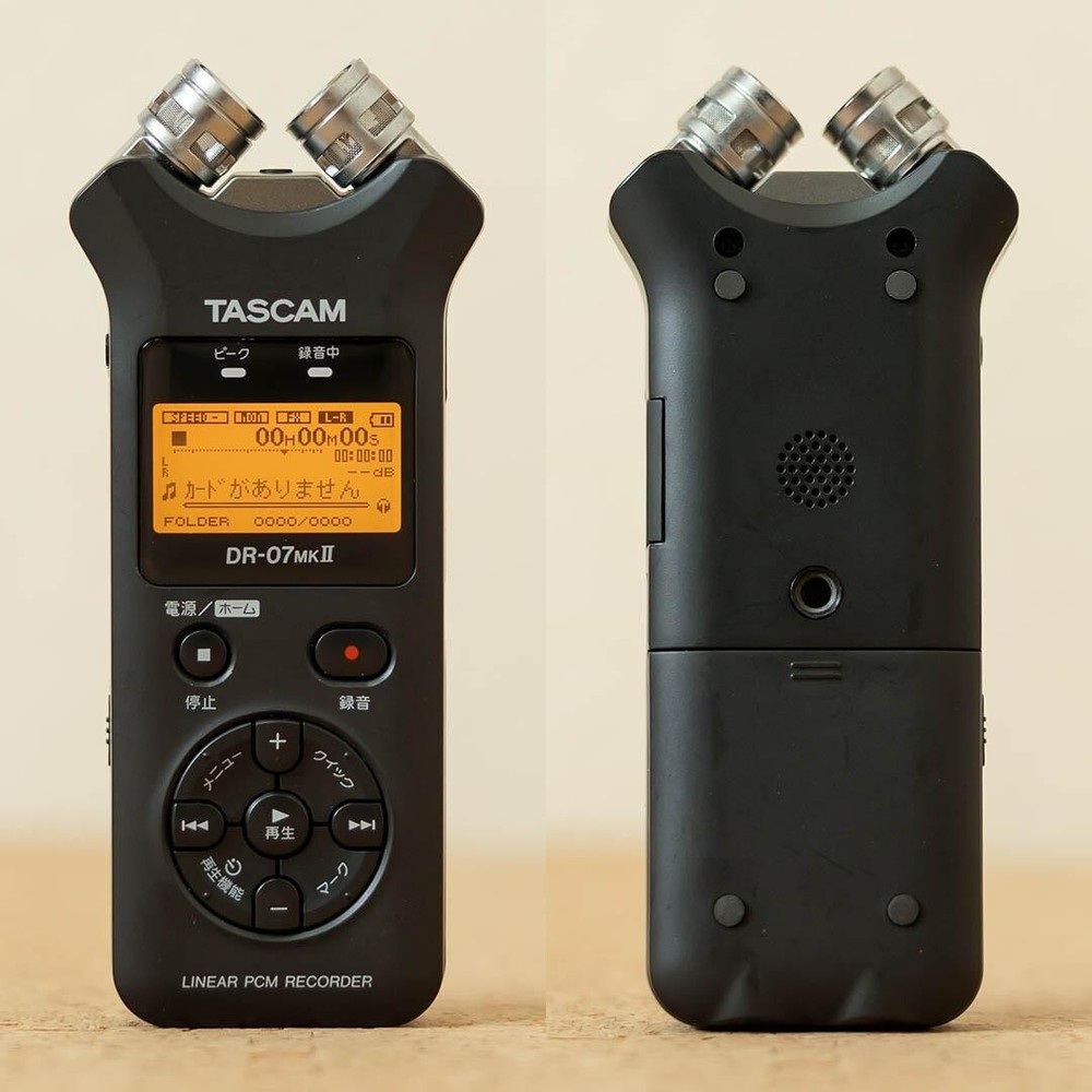 TASCAM DR-07 MKII Linear PCM Recorder