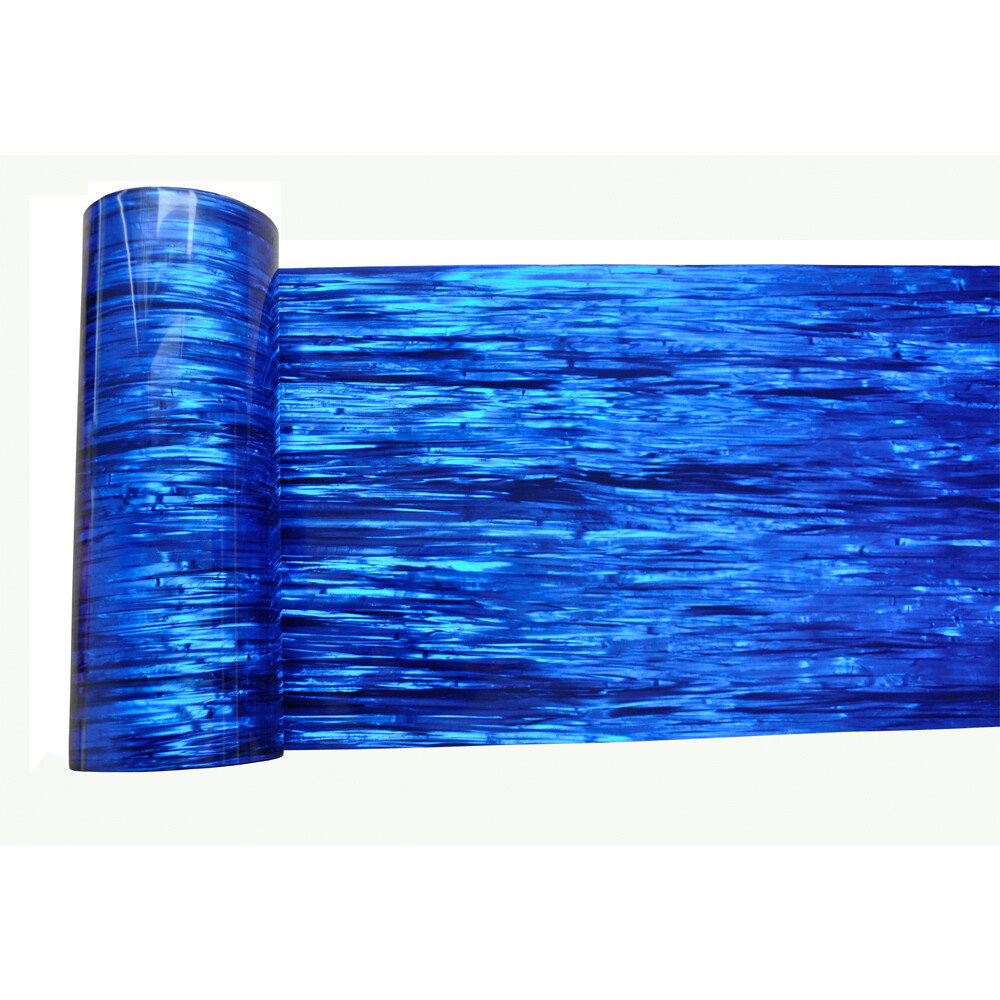 Gauge 0.5mm Celluloid Sheet Drum Wrap Musical Instrument Deco Blue Silk
