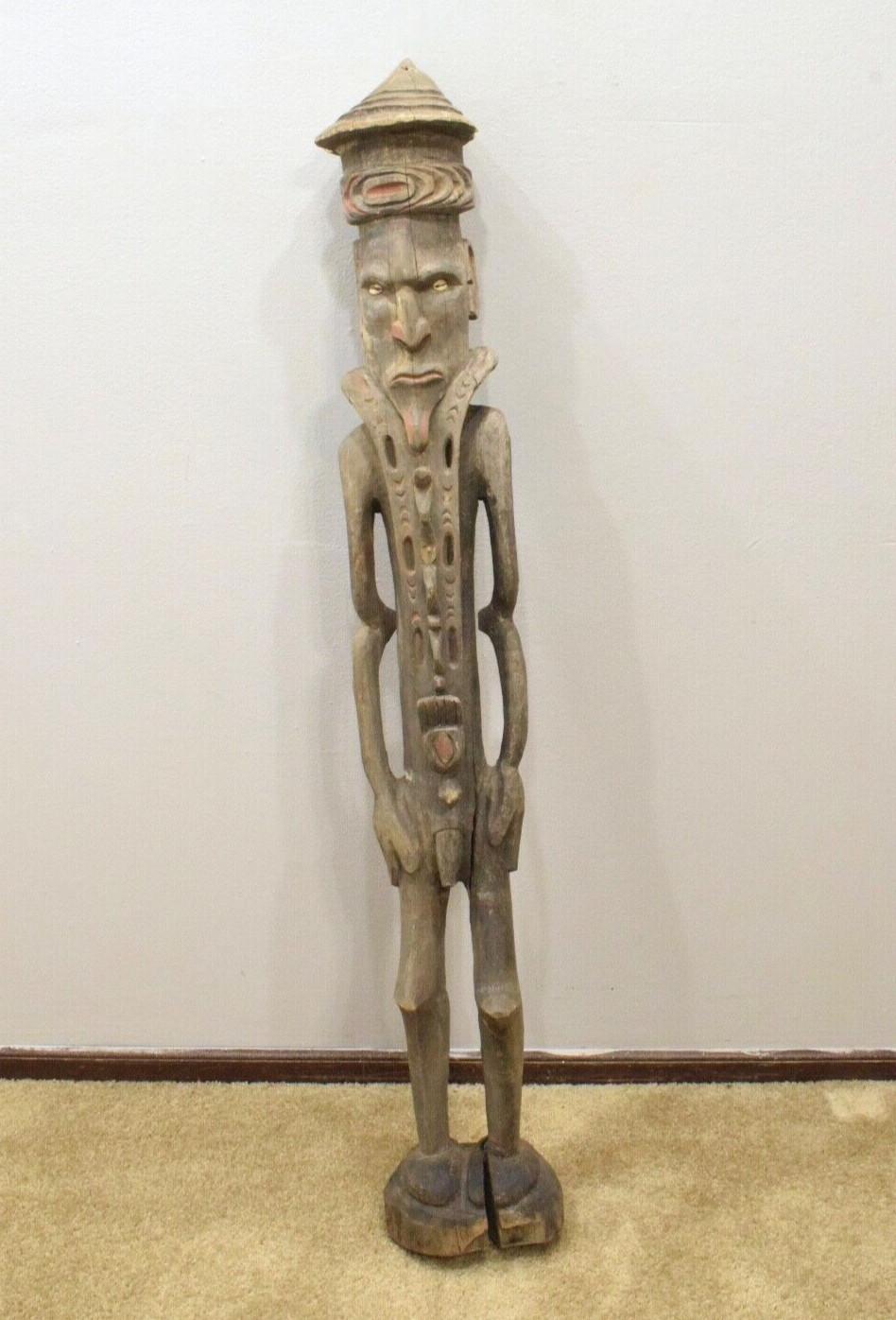 Papua New Guinea Wood Statue Kaminabit Village