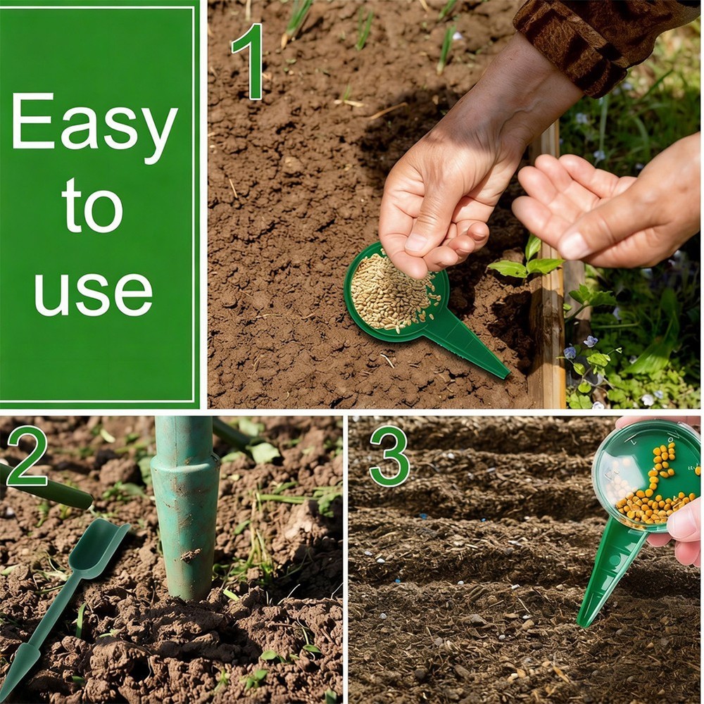 Handheld Sowing Tool Manual Handheld Control Lightweight Plastic Build