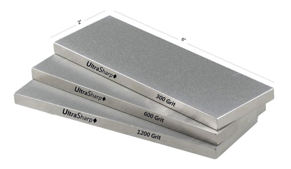 Ultra Sharp II Diamond Sharpening Stone Kit - Coarse/Medium/Extra Fine