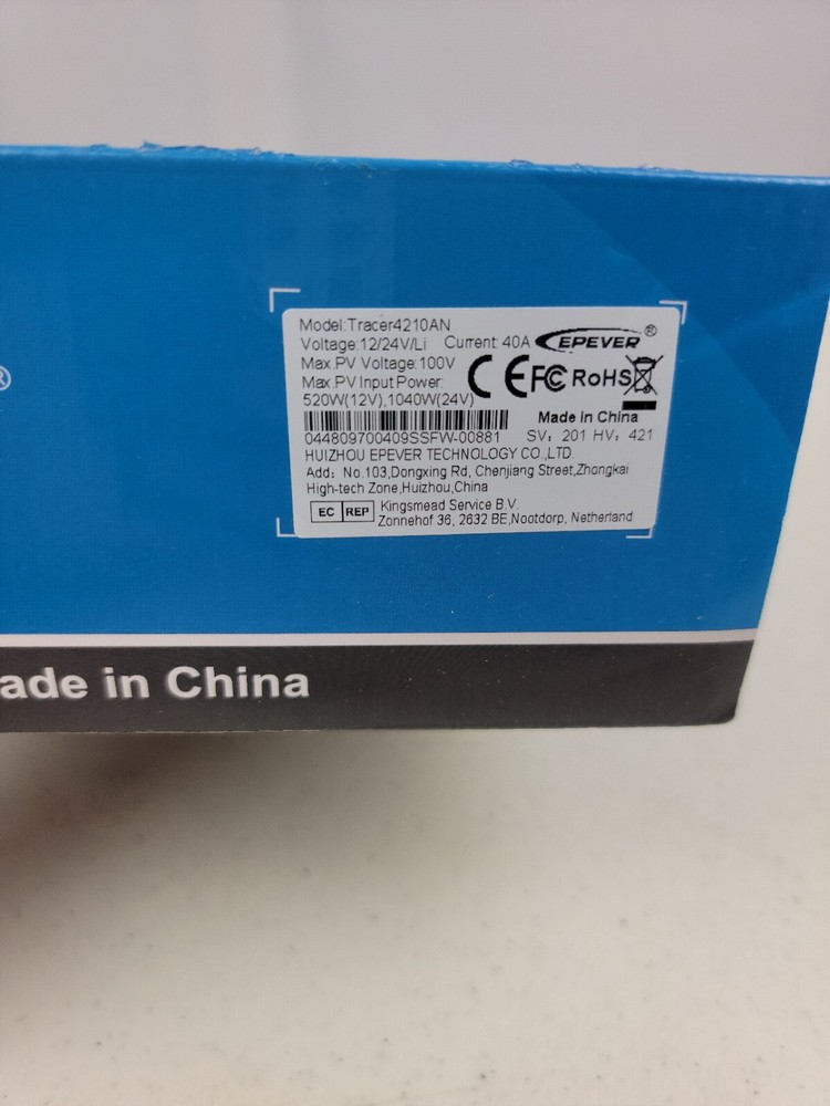 MPPT Solar Charge Controller 40A+ Remote Meter MT50+Temp