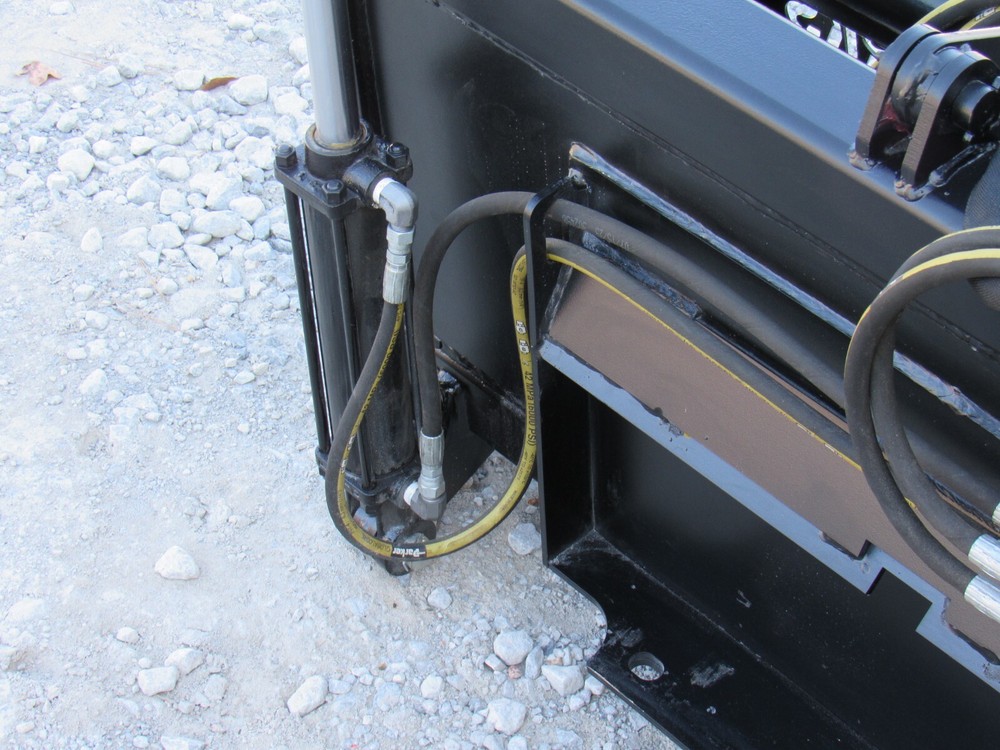 42" Root Rake Clam Grapple Attachment Fits Mini Skid Steer