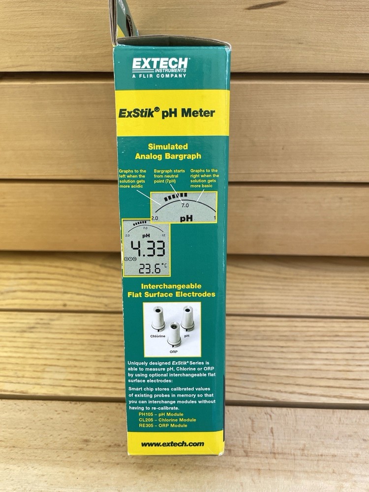 Extech ExStik PH100 Waterproof pH Meter FAST SHIP