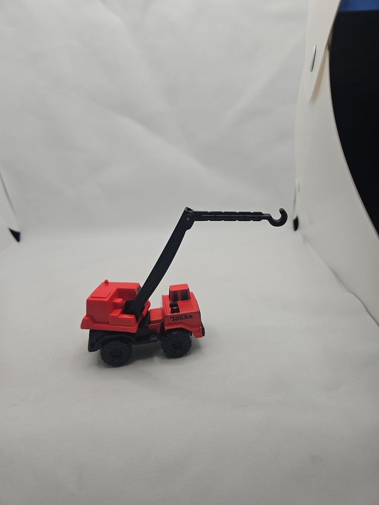 Mini Tonka crane, 2003, Hasbro, red #CBJ