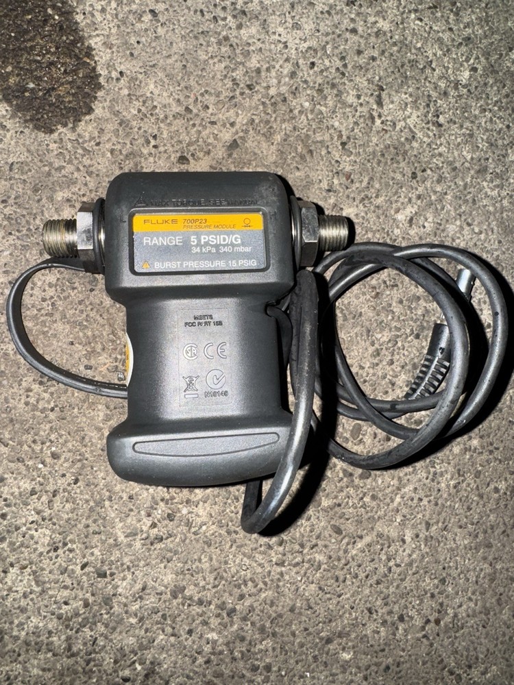 Fluke 700P23 Pressure Module 5 PSID/G Tested