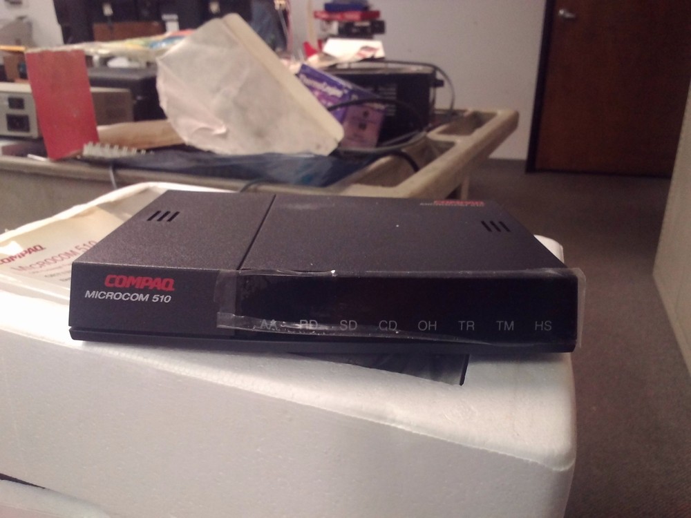 New Compaq 316906-002 Microcom 510 56 Kbps External Fax Modem 316907-001