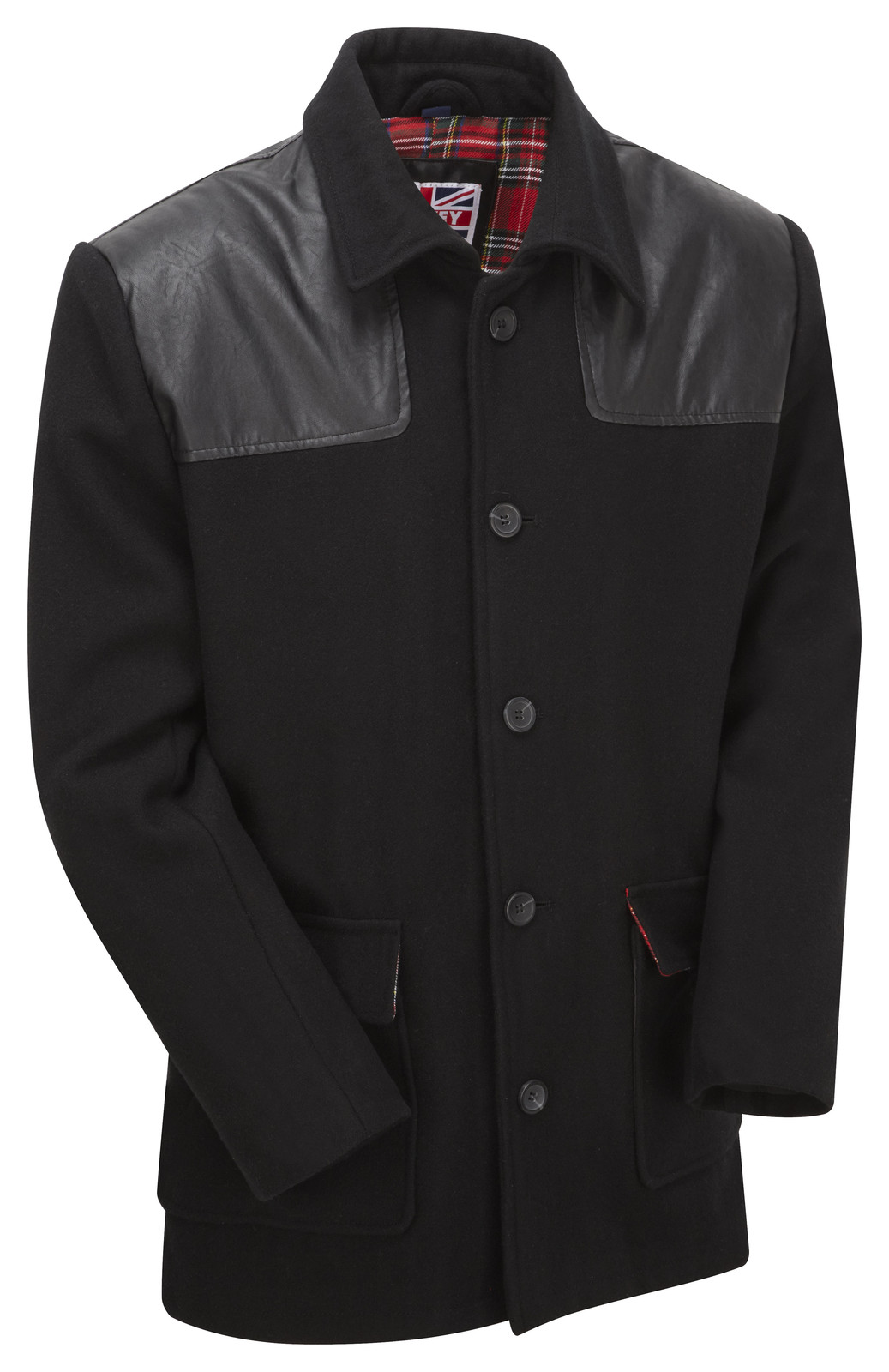 Donkey Jacket Mens Vintage Skinhead Punk MOD Outdoor Work Winter Warm Wool Coat