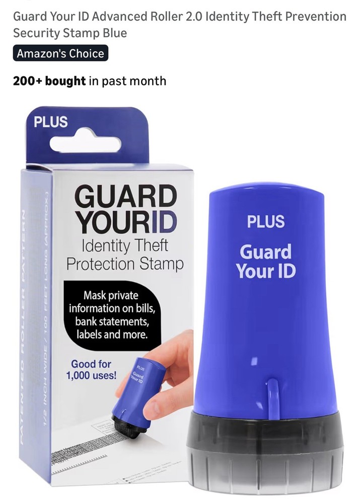 Guard Your ID Roller Advanced X   Open Box New