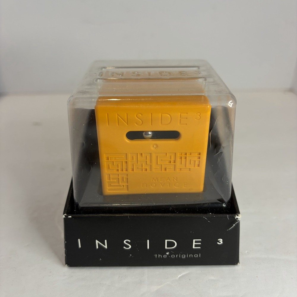 Inside 3 Mean Original The Brain Killer Puzzle Cube Labyrinth Game Challenge NIB