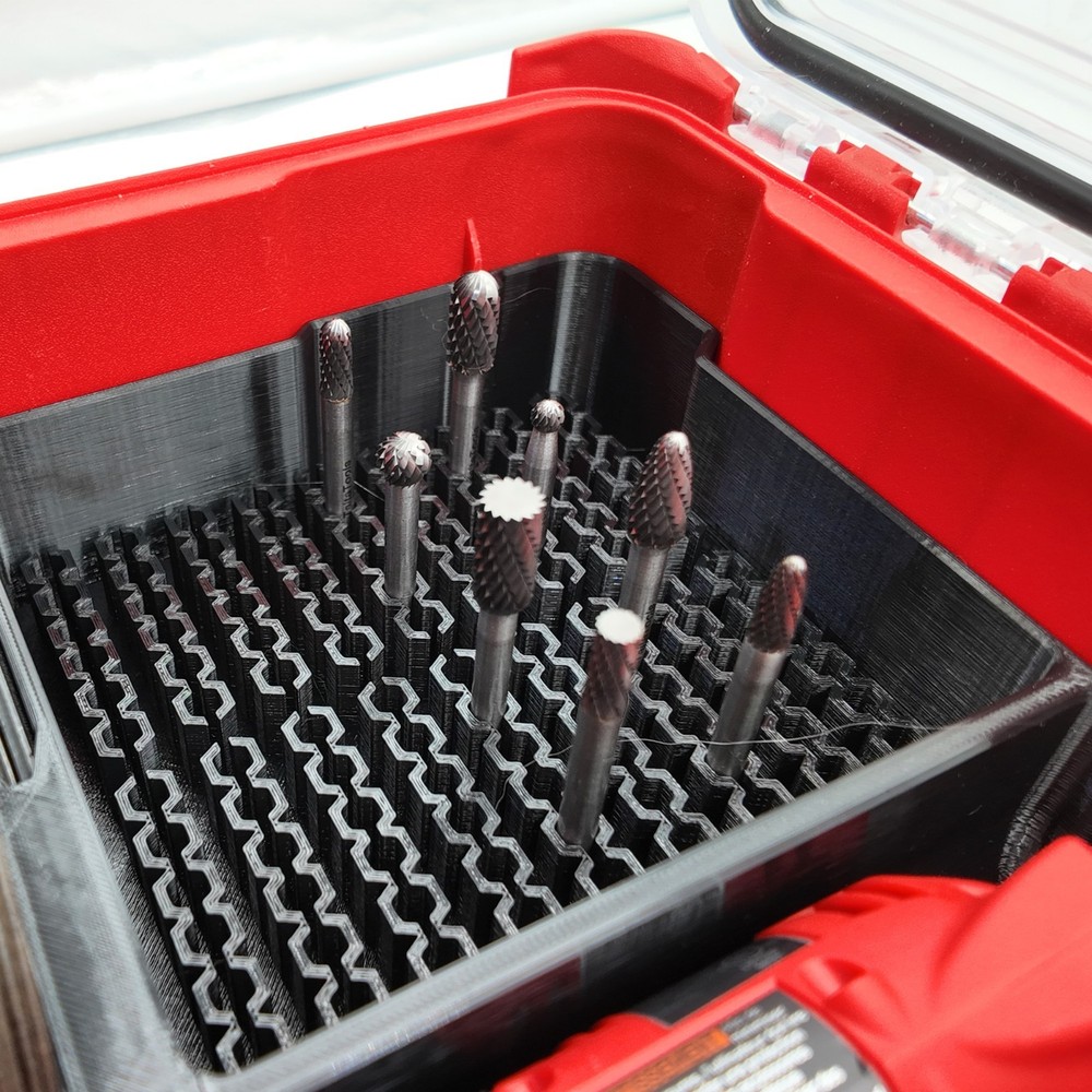 M12 Fuel Die Grinder insert for Milwuakee Packout (Insert Only)