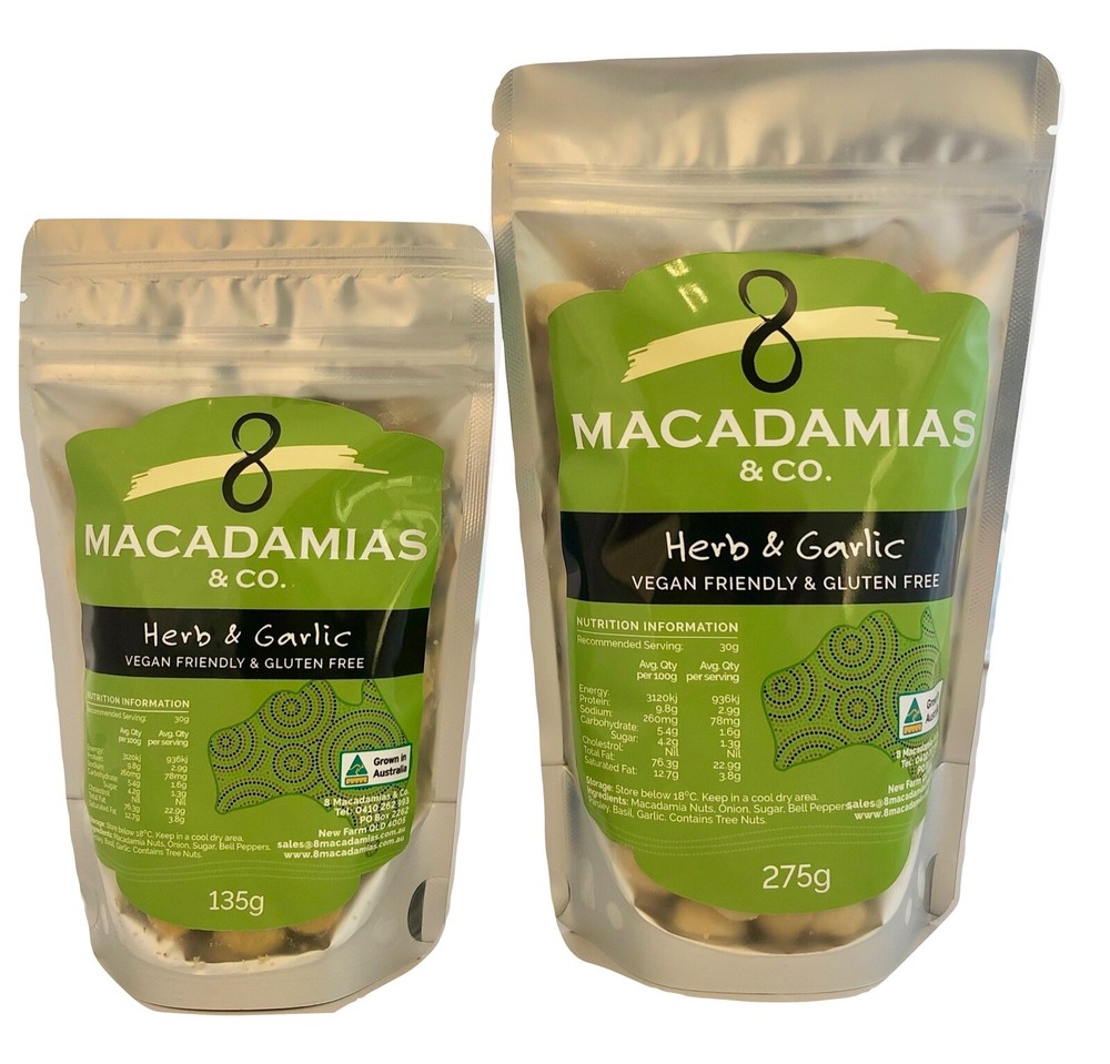 Herb & Garlic Macadamia Nuts