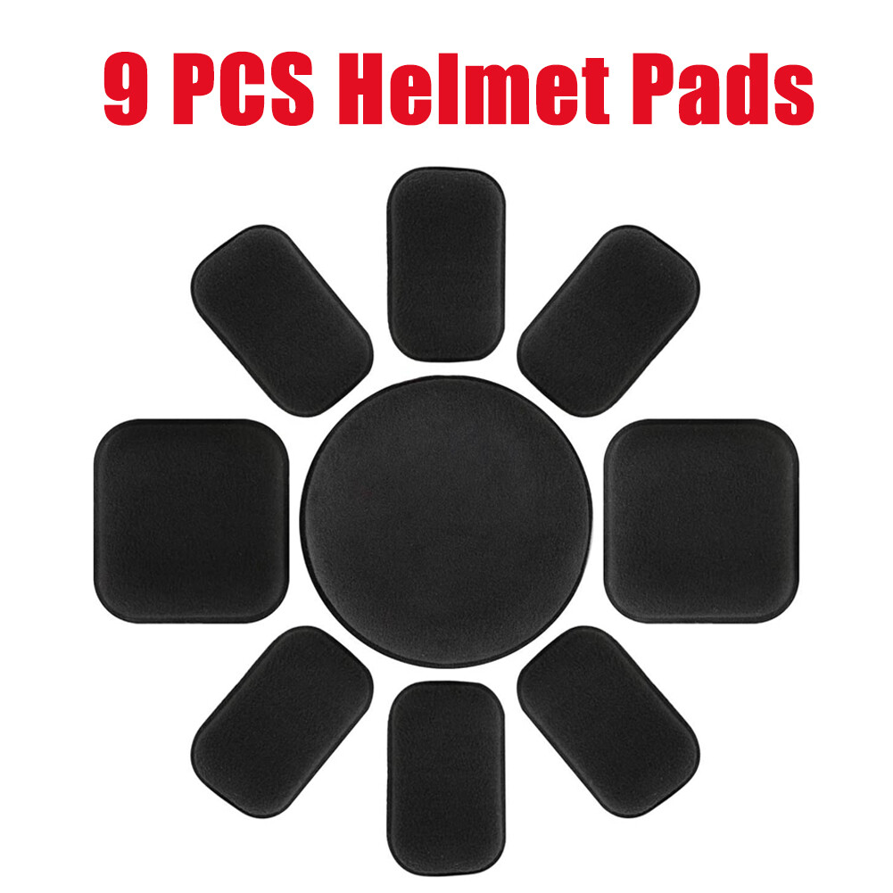 19PCS Helmet Sponge Pads Tactical Helmet Inner EVA Cushion Pad with Hook Sticker