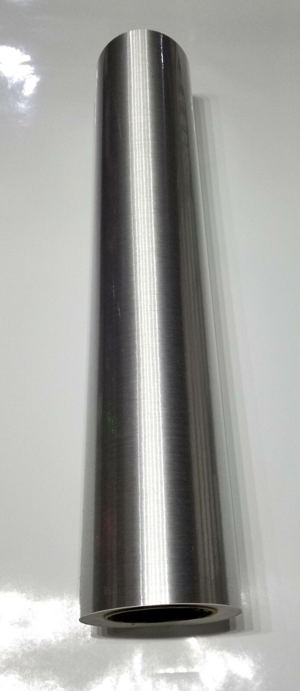 Brushed Silver Aluminum Sign Plotter Cutter Vinyl Roll