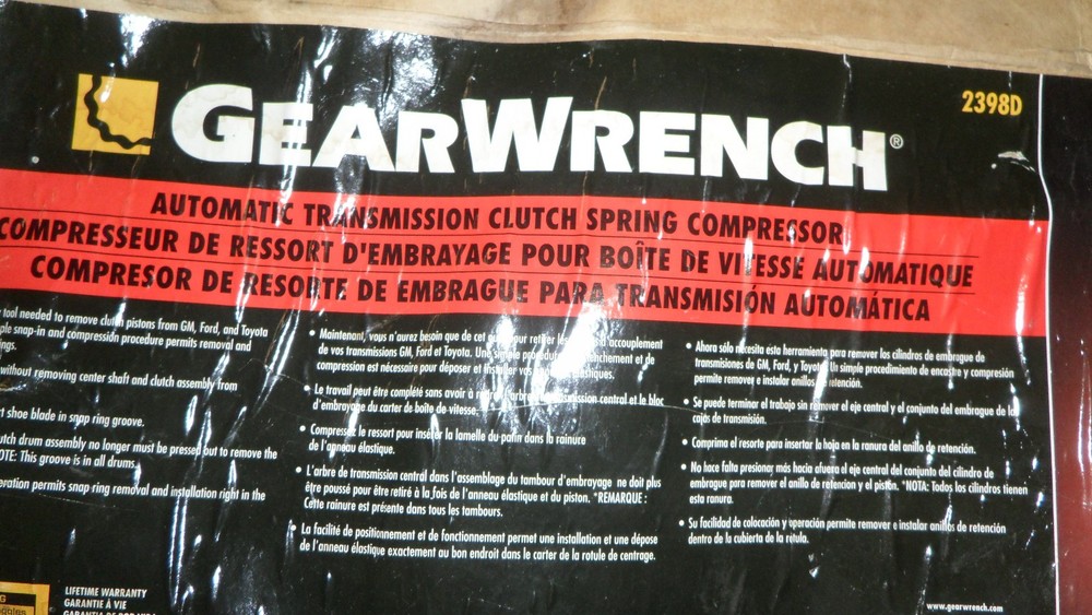 KD Tools 2398D Automatic Transmission Clutch Spring Compressor Set Tool