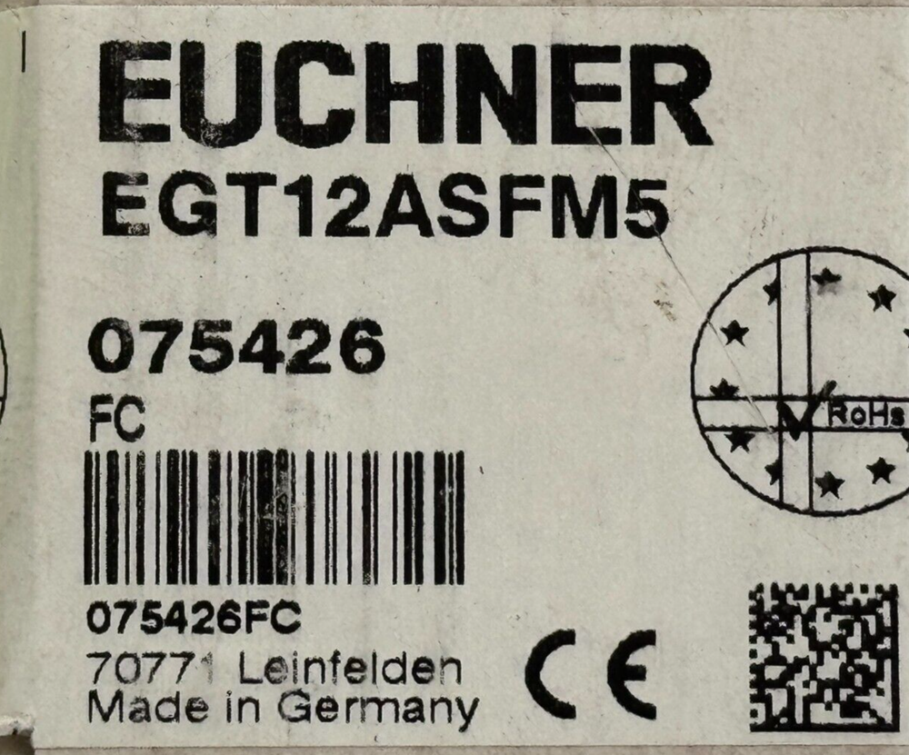 FACTORY SEALED Euchner EGT12ASFM5 Limit Switch