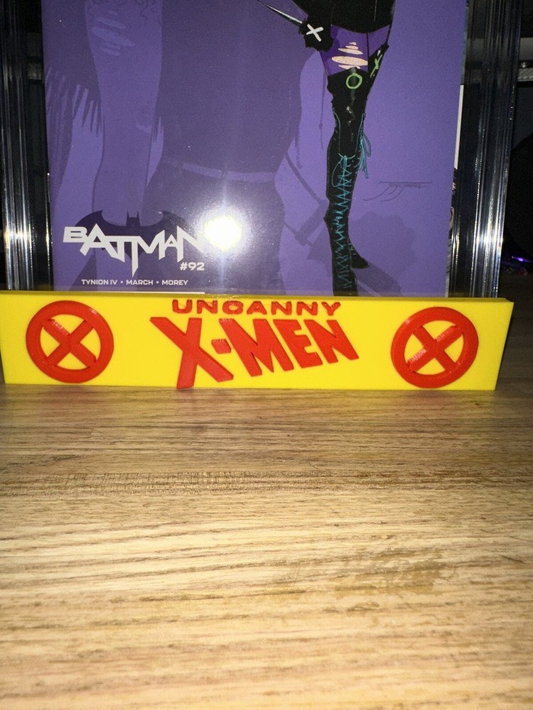 X-Men Red/Yellow Comic Book Stand - Graded/Raw Comics 3D Printed