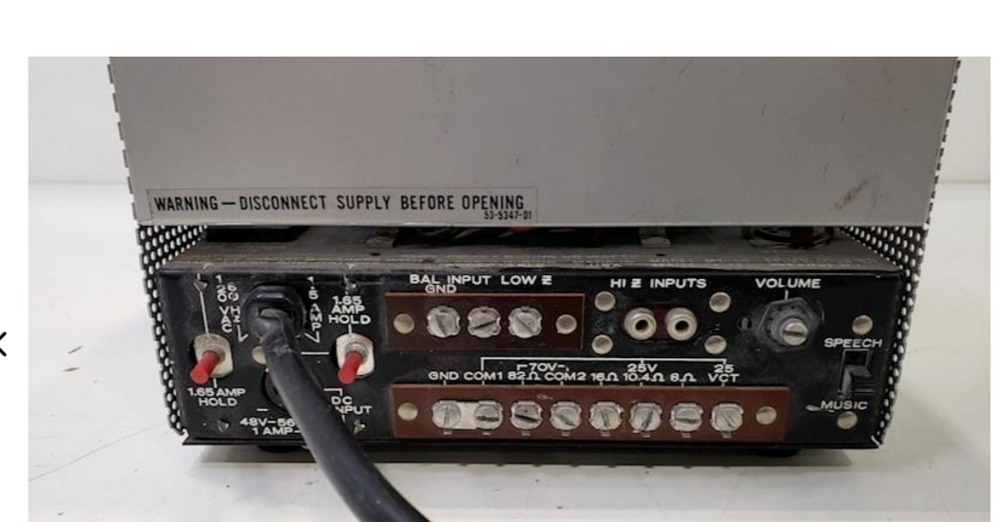 BOGEN MT-60 AMPLIFIER