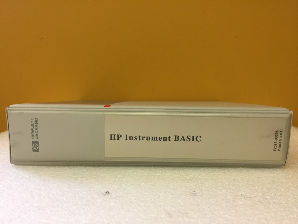 HP / Agilent E2083-90005 HP Instrument Basic User's Handbook