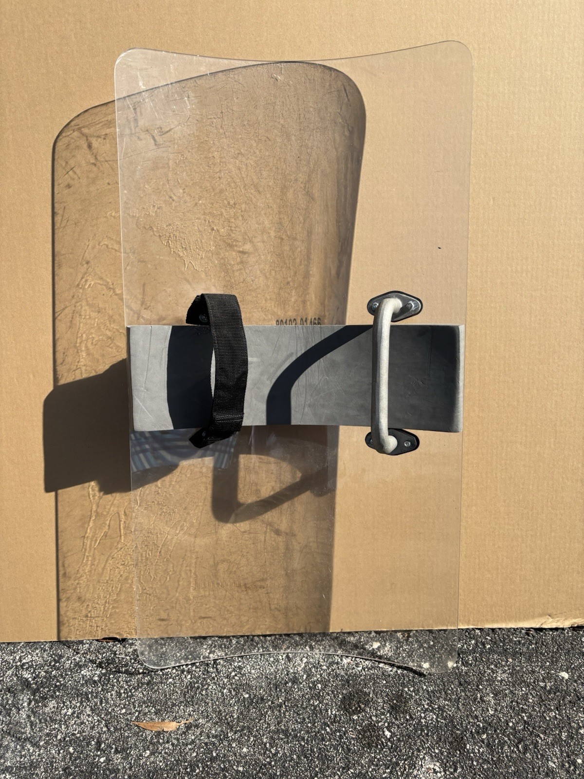 Police Riot Shield - Authentic Police Shield With Handle - Man Cave - Role Play