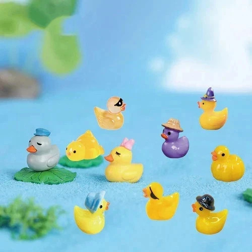 60 Pcs Multicolor Mini Resin Ducks, Tiny Ducks to Hide, Little Ducks...
