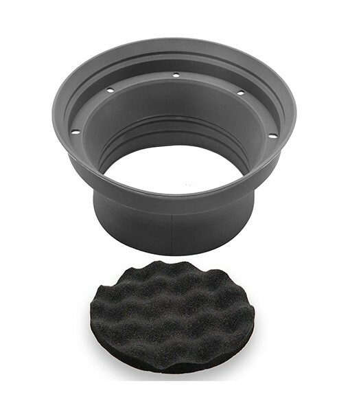 SPB65 Foldable Silicone 6.5” Car Speaker Baffle Kits with Egg Crate Foam