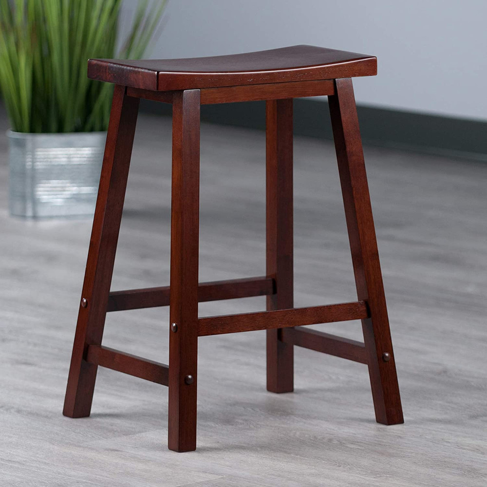 Satori Counter Stool, 24", Walnut