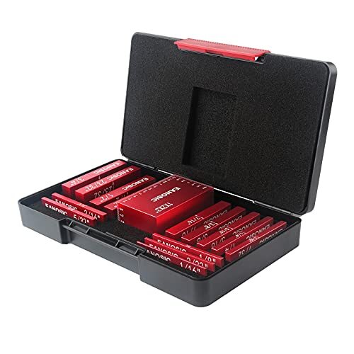 Setup Blocks Height Gauge Set 15pcs Precision Aluminum Setup Bars for Router ...