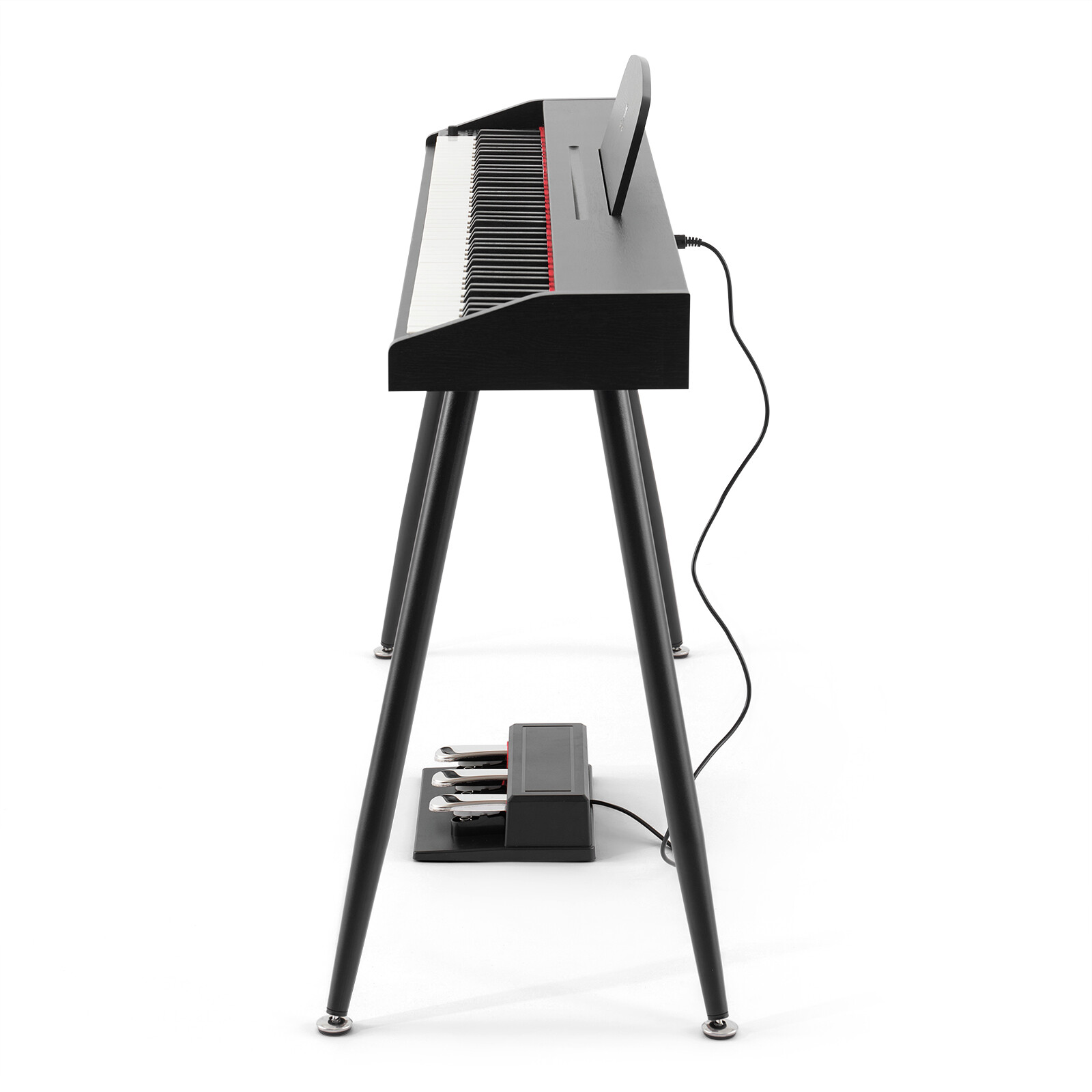 MUSTAR 88-Key Semi Weighted Digital Piano with MIDI, Triple Pedal