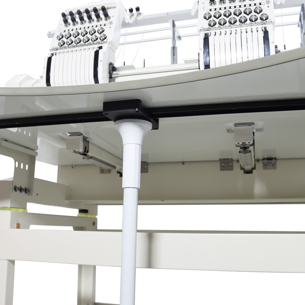 2-head Automatic Computerized Embroidery Machine W/ LCD Touch Screen 12 Needles