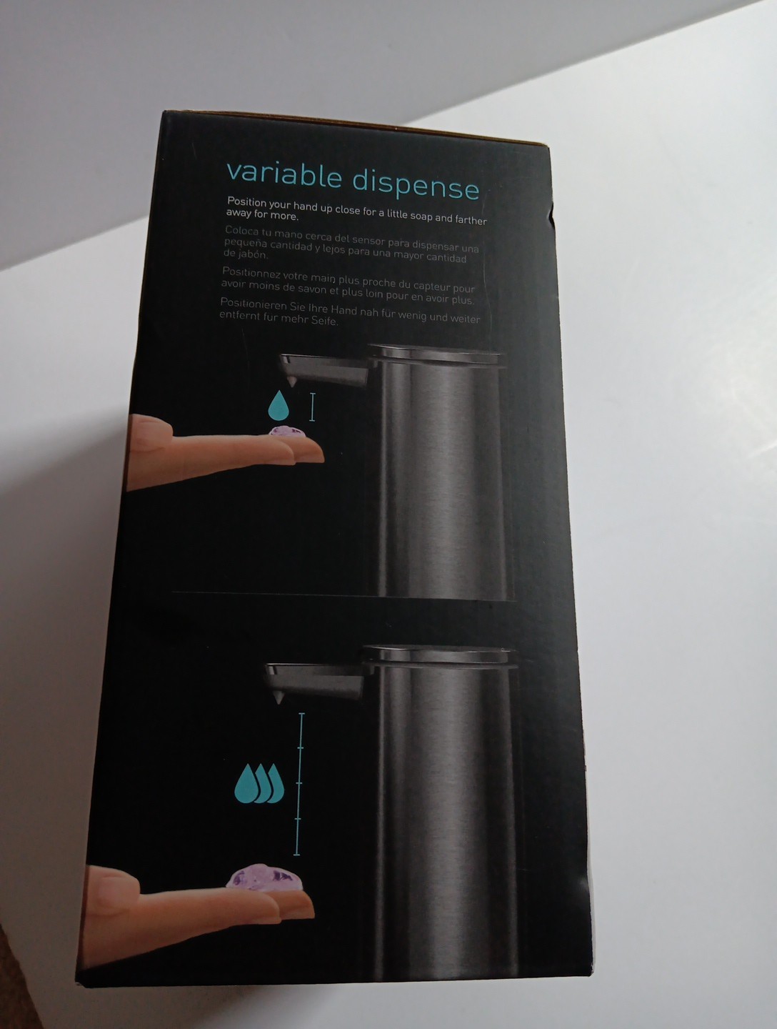 Simplehuman ST1043 Rechargeable Soap Sanitizer Sensor Pump 9oz Silver BRAND NEW