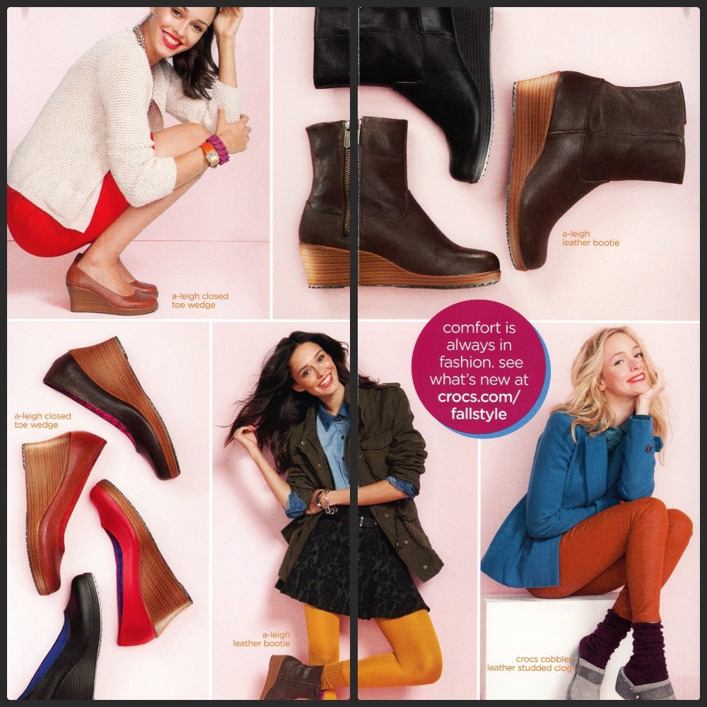 CROCS magazine AD #04 OOP 2017 FOLDABLE 5X11"