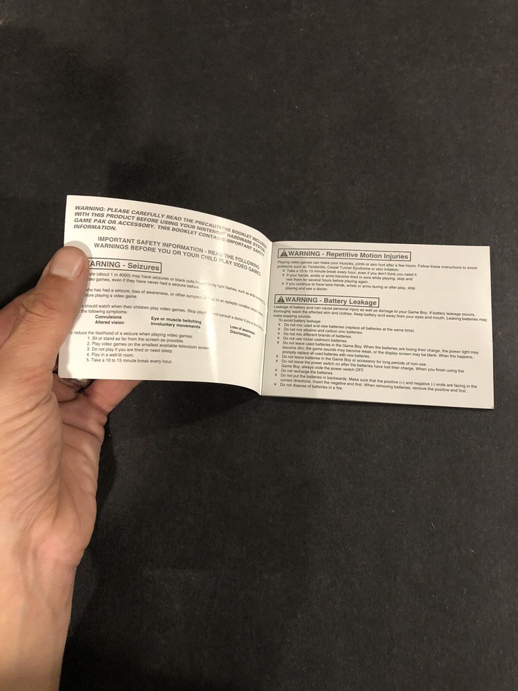 f-14 tomcat gba Manual Only