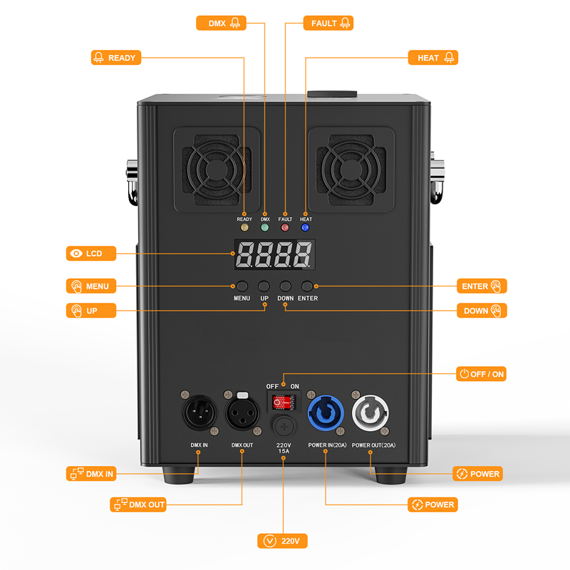 Cold Spark Firework Machine 700W DMX Stage DJ Event Party Show Effect Machines