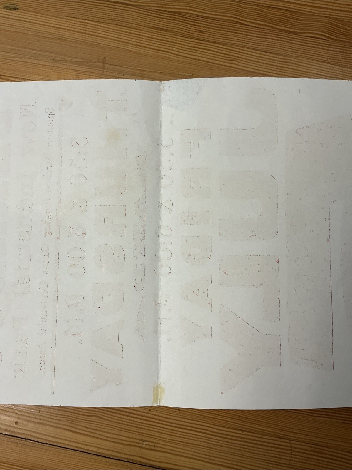 Vintage Franzen Bros. Circus Poster Baraboo Industrial Park As Is INV-AO16